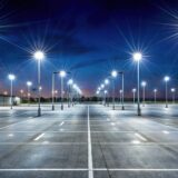 LED parking lot lighting